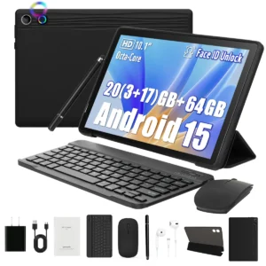 2026 Android 15 10" Tablet Full Bundle Set