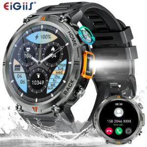 Bluetooth smartwatch with health monitoring features.