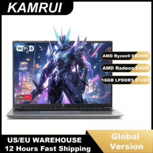 KAMRUI 16" Ryzen 9 Gaming Laptop