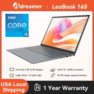 16-inch Intel Core i5 laptop