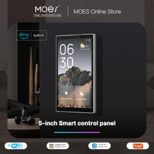 Smart home touchscreen control hub.
